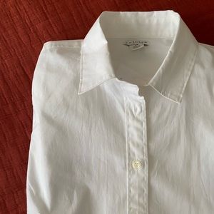 J.Crew white button down
